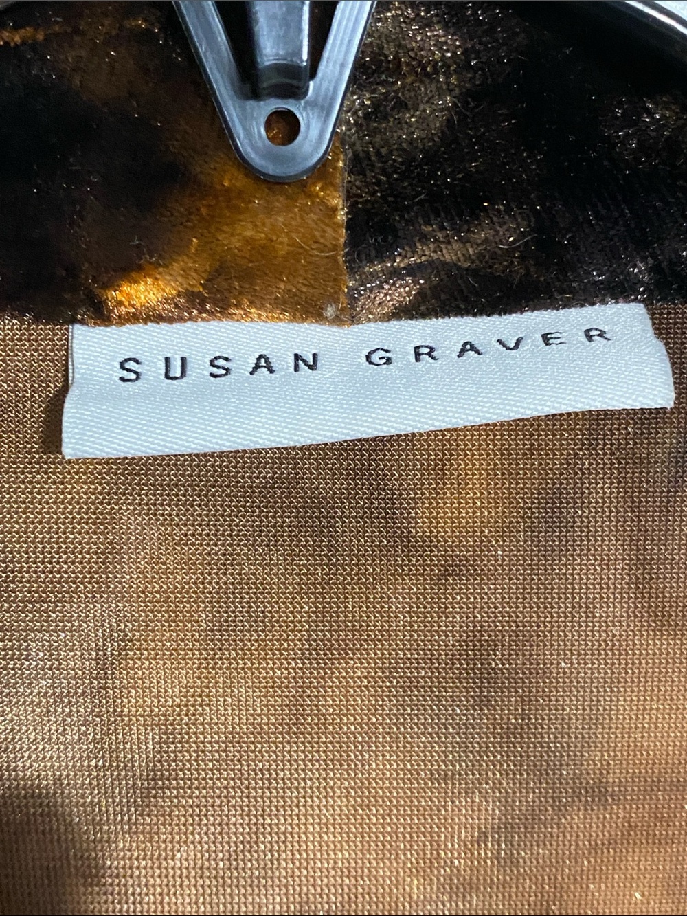 Susan Graver brown crushed velvet open cardigan jacket size LARGE - Picture 8 of 11
